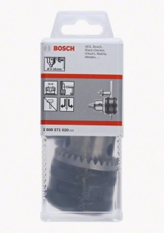 Кулачковый патрон до 16 мм 3 – 16 mm, B-16 2608571020